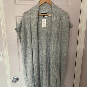 Laney Bryant Open Duster Vest 18/20 Grey